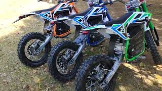 Electric dirt bike 2000w 60v 20ah 1714 Pit bike Endurance 65 kilometers [upl. by Atsugua]