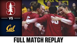 Stanford vs Cal Full Match Replay  2024 ACC Volleyball [upl. by Jocelyne310]