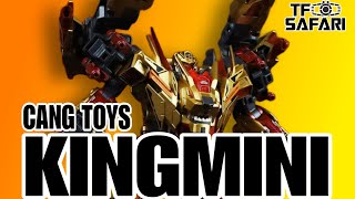 Cang Toys KingMini Review Legends scale Razorclaw [upl. by Nnyla]