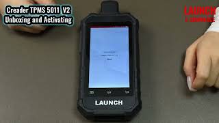 Launchc Creader TPMS 5011 V2 Unboxing and Activating [upl. by Sherer]