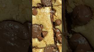 Brown butter blondies  recipe in description [upl. by Parlin]