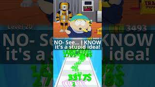 Cartman FREEZES HIMSELF to the FUTURE 😱🤣 southpark game shorts Season 10 Episode 13 [upl. by Hobie]