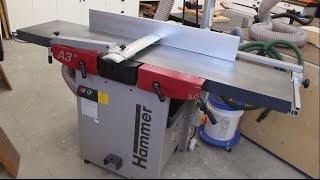 Hammer A341 JointerPlaner Review [upl. by Elwaine]