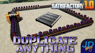 DUPLICATE Anything with JUST BELTS 🏭 Satisfactory ⚒️ Tutorial Walkthrough [upl. by Howzell]