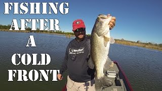 Bass Fishing After A Cold Front [upl. by Annairba]