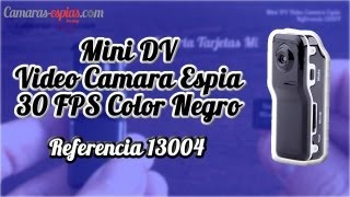 Mini DV Video Camara Espia 30FPS Color Negro [upl. by Anagrom]