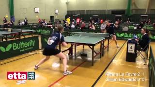 201314 Tees Sport Blackpool GP Womens Singles Final [upl. by Bollay]