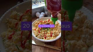 Zelfgemaakt Broodje Spicy Eiersalade 🍗 17 g eiwit shorts [upl. by Haimaj]