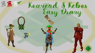 OSRS Kourend amp Kebos Easy Diary Guide  Ironman Approved [upl. by Garv555]