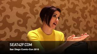 Chyler Leigh SUPERGIRL Comic Con 2018 Interview [upl. by Edivad763]