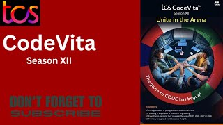 TCS CodeVita season 12 competition tcs [upl. by Haswell730]