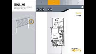 SOMFY  ROLLIXO RTS avec émetteur XSE version Française [upl. by Zetana]
