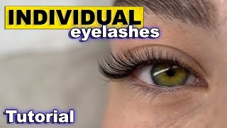 CLASSIC EYELASH EXTENSIONS TUTORIAL  StepbyStep Guide with Tips amp Product Overview [upl. by Pernell]