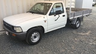 SOLDCheap Hilux Ute Alloy Tray single Cab 1994 review [upl. by Nauqan]