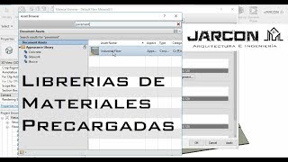 Librerías de materiales  Tutorial Revit 2019 [upl. by Crystie88]