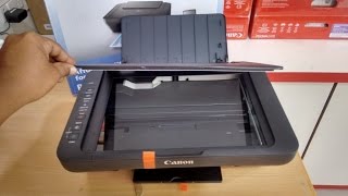 Unboxing Canon Pixma E470 WiFi AllinOne Color Printer [upl. by Trah]