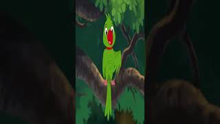 shorts Main Tota Hare Rang ka  Nursery Rhymes hindi cartoon [upl. by Dream]