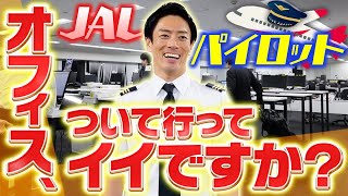 JAL パイロットのオフィスに潜入、激レアな地上勤務を大公開！ [upl. by Nathanoj20]