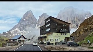 DOLOMITI pt2 da Canazei al Passo Sella 2240 m slm [upl. by Renaldo644]