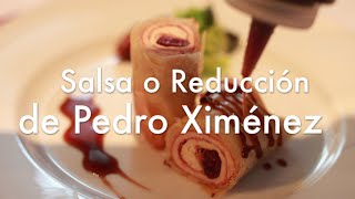 Reducción o salsa de Pedro Ximénez para Acompañar Carnes Pates y Recetas con Foie ✅ [upl. by Nroht400]