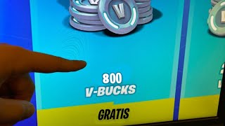 FORTNITE REGALA 800 VBUCKS GRATIS PER TUTTI I GIOCATORI😱 [upl. by Ardnekat431]