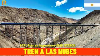 Cab Ride Train to the Clouds Tren a las Nubes Salta  Argentina train drivers view 4K [upl. by Ori517]