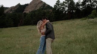 Estes Park Colorado Engagement shoot with their PUPPY [upl. by Stegman]