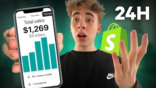 I Tried Shopify Dropshipping For 24H Realistic Results [upl. by Niatirb]