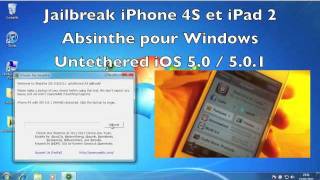 Absinthe Windows  Jailbreak iPhone 4S amp iPad 2 Untether iOS 50  501 [upl. by Karylin]