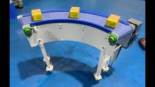 Plastic Modular Belt Bend Conveyors for Corners and Joining Conveyors UK [upl. by Ain263]