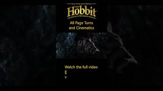 The Hobbit  All Page Turns and Cinematics  hobbit videogames cutscenes lotr shorts gaming [upl. by Yendic543]