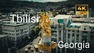 Tbilisi Georgia  თბილისი საქართველო  Тбилиси Грузия  🇬🇪 in 4k 60 fps video by Drone [upl. by Male]