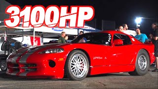 3100HP Turbo Viper Screams 8200RPM to 209MPH  Fastest Gen 3 Viper EVER 11500HP Worth of Vipers [upl. by Laud]