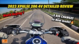 New Hero Xpulse 200 4V 2023 model REVIEW  SR Motoworld [upl. by Malik]