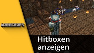 Minecraft Hitbox anzeigen  Minecraft Hitboxen anzeigen ✅ Tutorial [upl. by Rezzani407]