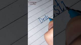 The art of calligraphy with an ordinary pen calligraphy [upl. by Trutko]