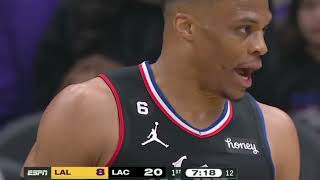 RUSSELL WESTBROOK CANT STOP TALKING SMACK TO LEBRON quotDONT DISRESPECT MEquot [upl. by Ayotahc]