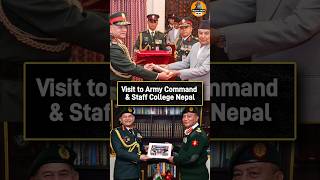 Visit to Army Command amp Staff College Nepal  General Upendra Dwivedi indianarmy nepal topnews [upl. by Rego]