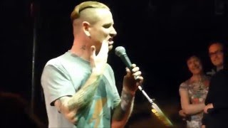 Corey Taylor  Intro speech very comical and QampA  live  KOKO Camden London 8516 [upl. by Aromat]