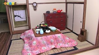 HMS2 Original Dollhouse  Miniature Japanese style room ミニチュア和室作り [upl. by Fellows]