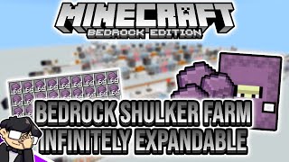 Expandable Shulker Farm for Minecraft Bedrock Showcase 1183023 Preview  Beta Caves amp Cliffs [upl. by Anirtap]