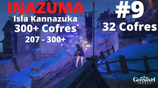 Genshin impact Todos los cofres de Inazuma 9 Isla Kannazuka parte 1 207  540 [upl. by Eduj]