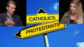 Catholicism vs ProtestantismGeorge Farmer debates Protestantism with Allie Beth Stuckey [upl. by Gil506]