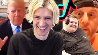 xQc and Jesse Watch The Funniest TikToks Together [upl. by Sydelle548]