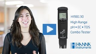 Hanna Lab  Learn How to Set Up and Calibrate the Hanna Instruments pH EC TDS Combo Tester HI98130 [upl. by Seymour]