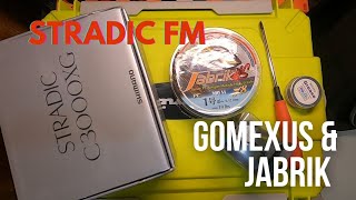 Shimano Stradic FM C3000XG  knob gomexus amp PE relix jabrik [upl. by Hilario]