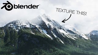 Photoreal 3D Environment Texturing  Blender [upl. by Hodosh971]