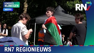 Demonstranten overnachten bij Radboud Universiteit  RN7 REGIONIEUWS [upl. by Litman]