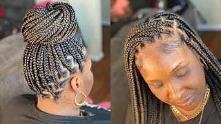 BRAIDS CLASS  Grip roots with me for box braids BEGINNER FRIENDLY [upl. by Argyle]