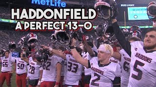 Haddonfield 17 Hillside 7  South Group 2 Bowl  Haddons Finish Perfect 13 0 Year [upl. by Currie]